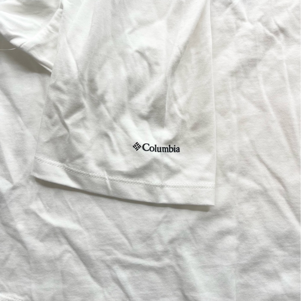 Columbia T-Shirt Womens XS White 100% Cotton North Cascades Relaxed Tee NWT - Picture 5 of 6